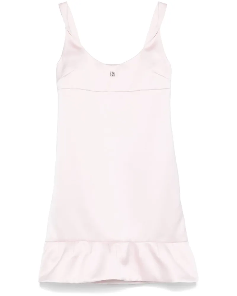 Givenchy Minikleid aus Satin mit 4G - Rosa Rosa