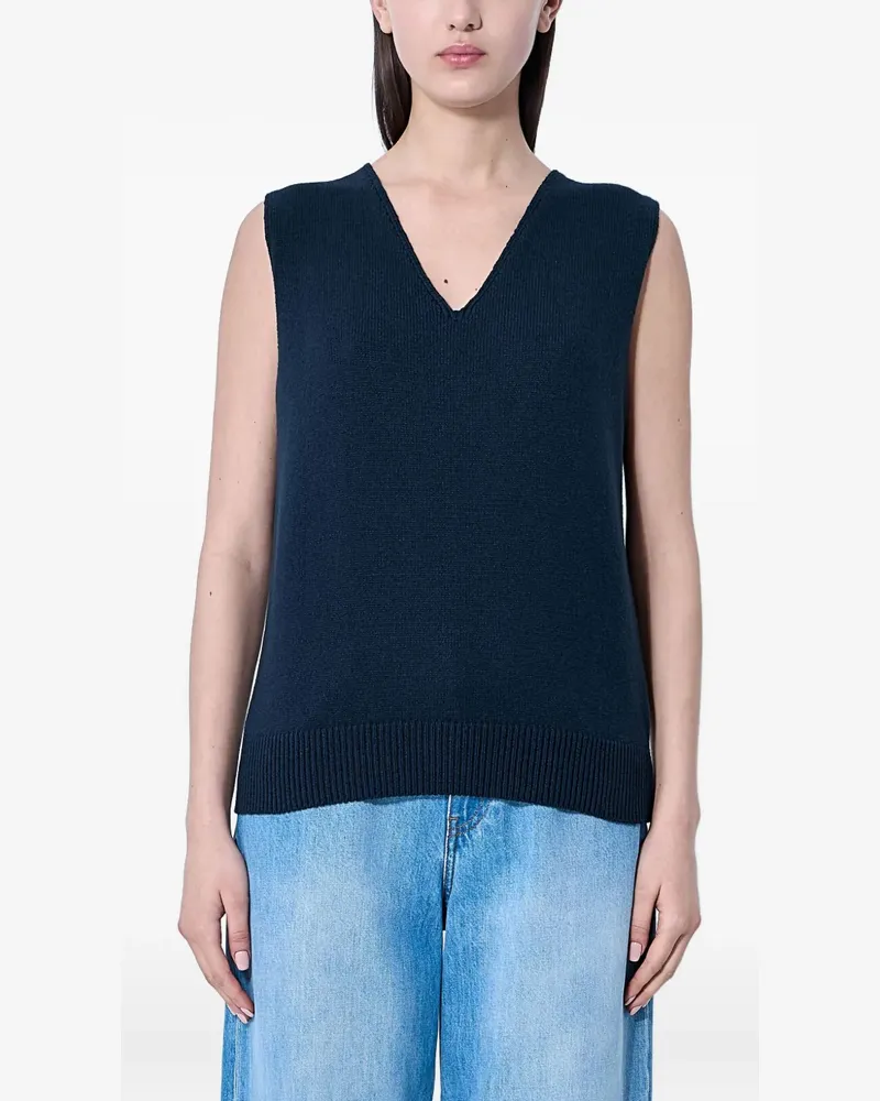The Row Weste mit V-Ausschnitt - Blau Blau