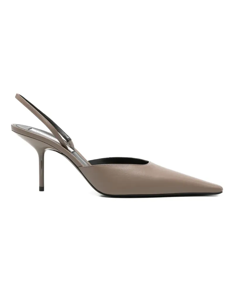 Victoria Beckham pointed-toe slingback pumps - Grau Grau