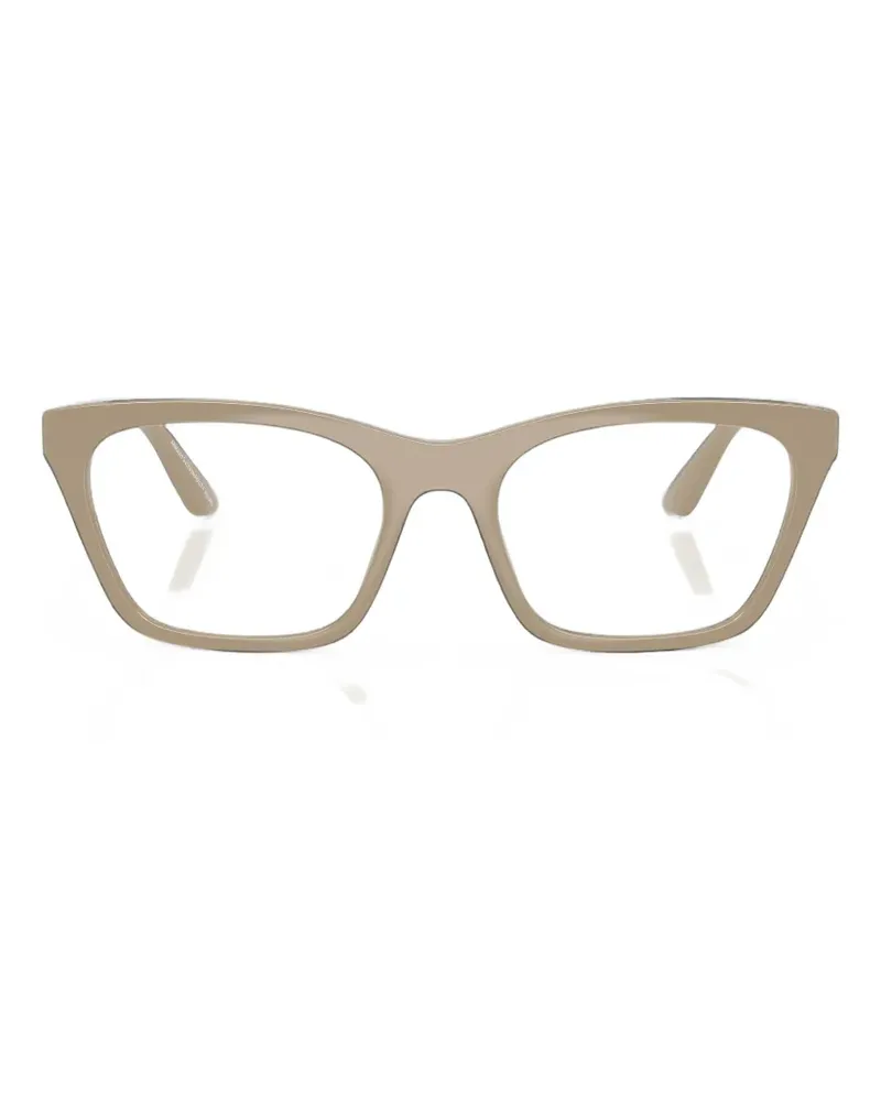 Emporio Armani Cat-Eye-Sonnenbrille mit Clipverschluss - Nude Nude