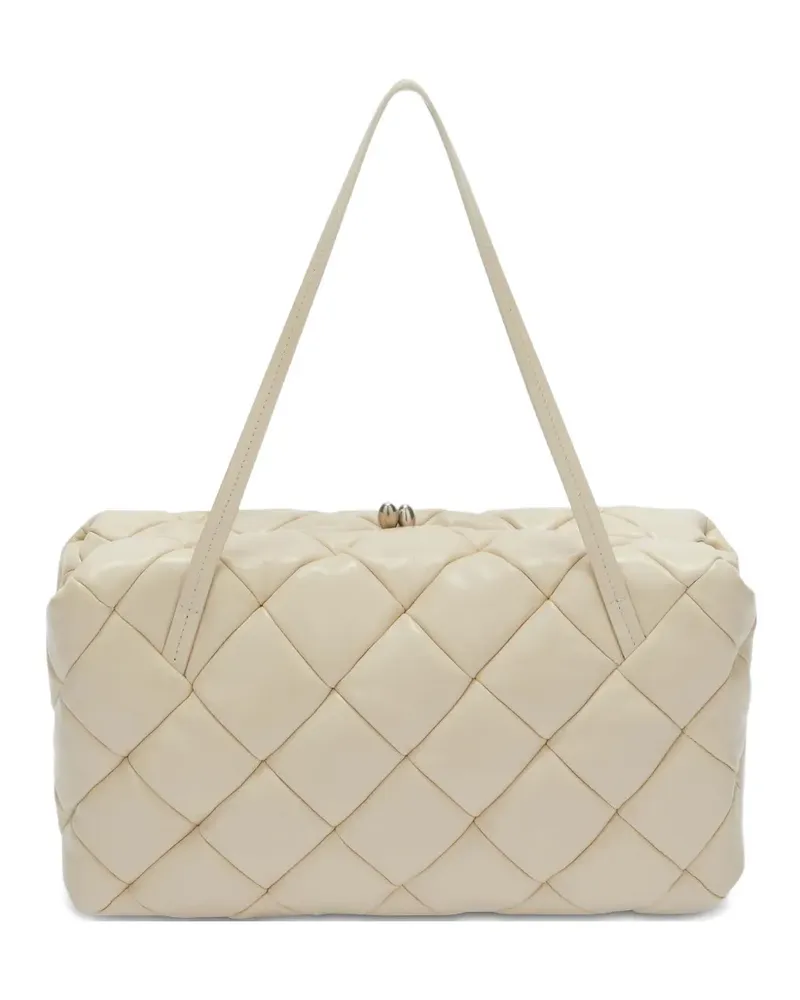 Jil Sander Gewebte Schultertasche - Nude Nude