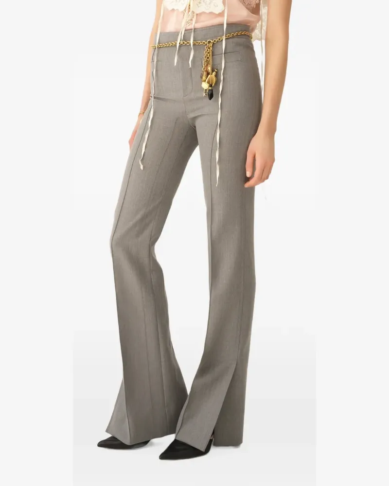 Chloé Gerade Hose - Grau Grau
