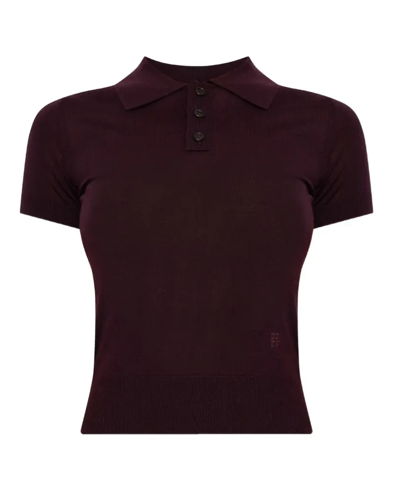 Dsquared2 short-sleeve wool polo shirt - Rot Rot