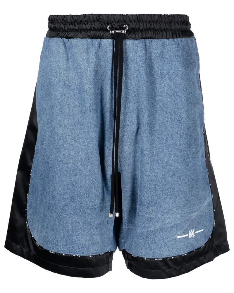 Amiri Joggingshorts mit Jeanseinsätzen - Blau Blau