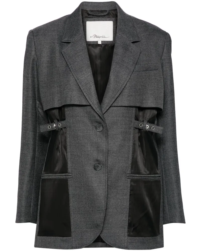 3.1 phillip lim Blazer mit Knopfverschluss - Grau Grau