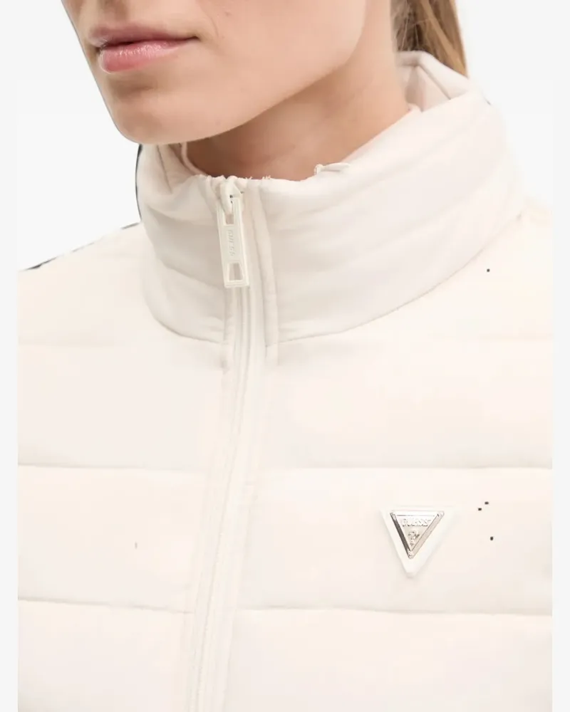 Guess Gesteppte Kapuzenjacke - Nude Nude