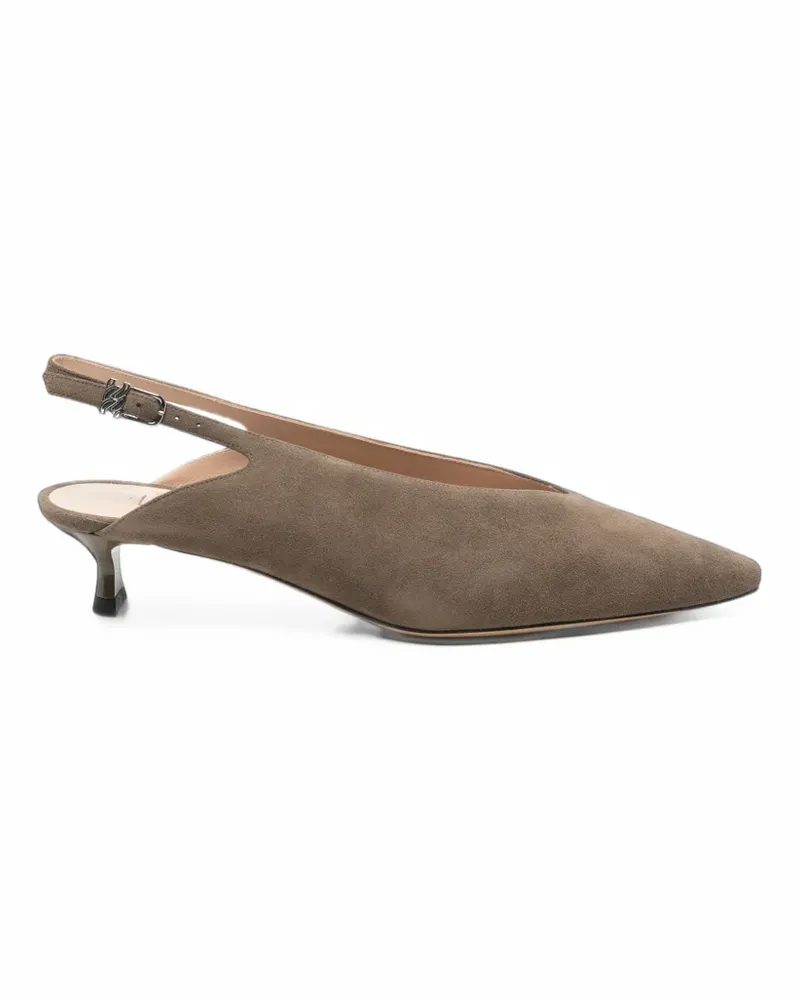 Casadei pointed-toe slingback pumps - Grau Grau