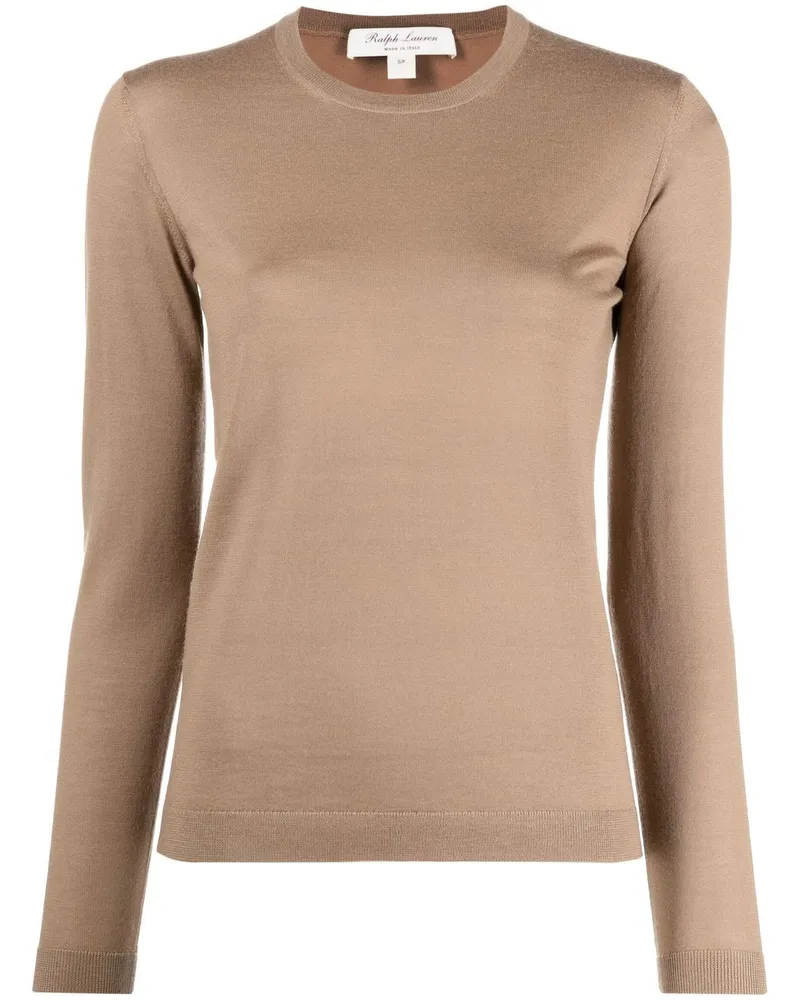Ralph Lauren Klassischer Kaschmirpullover - Braun Braun