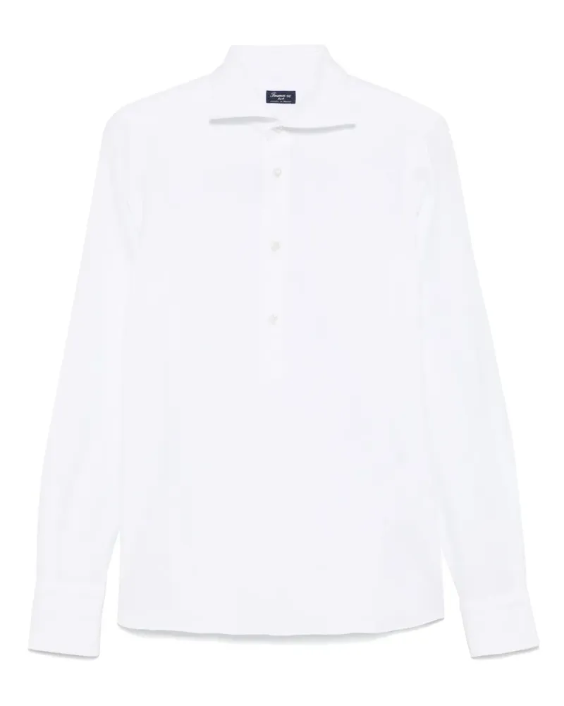 Finamore 1925 Poloshirt aus Piqué - Weiß Weiß