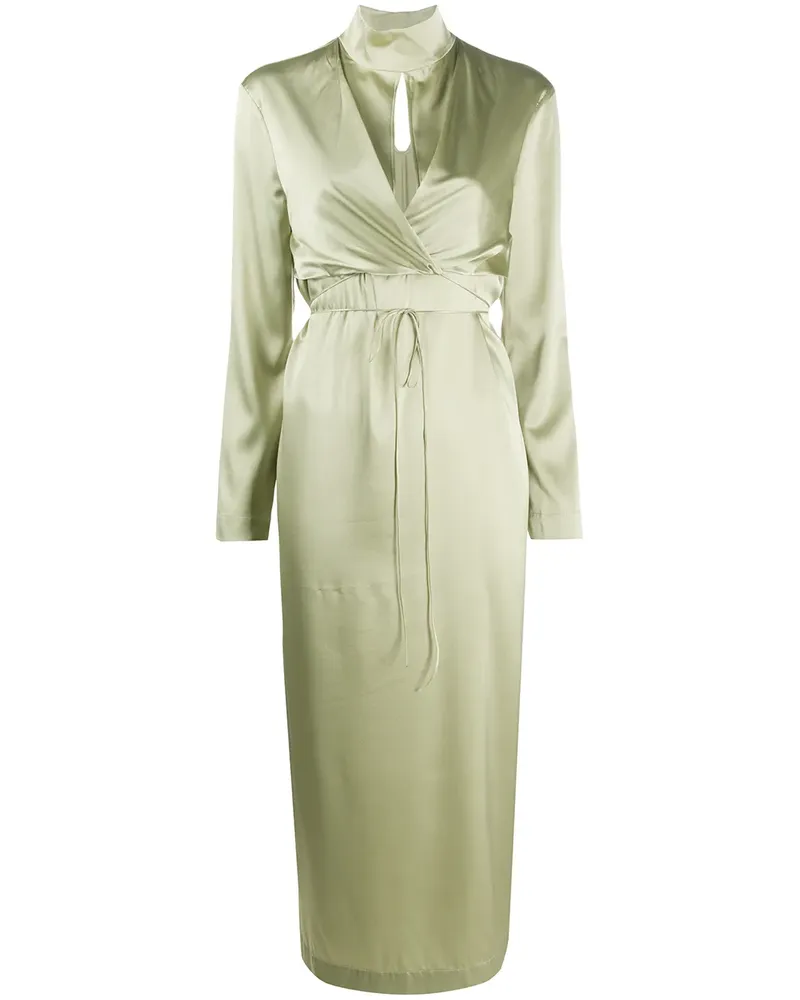MATÉRIEL Gewickeltes Midikleid - Grün Grün