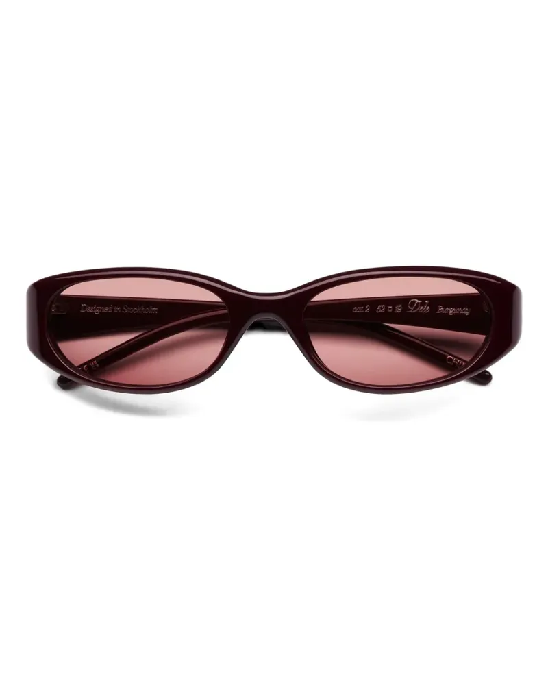 CHIMI Dele oval-frame sunglasses - Braun Braun