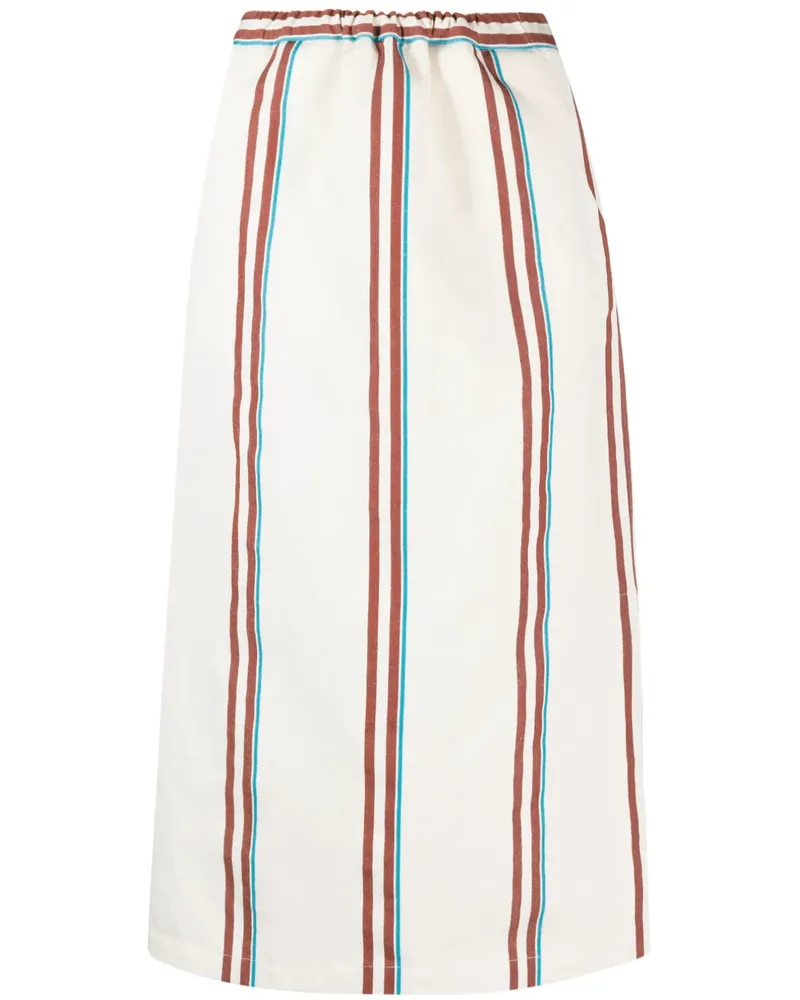 Rachel Comey Gestreifter Rock - Nude Nude
