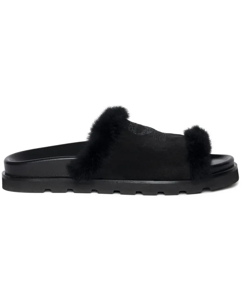 Zadig & Voltaire Teddy Bare Sandalen - Schwarz Schwarz
