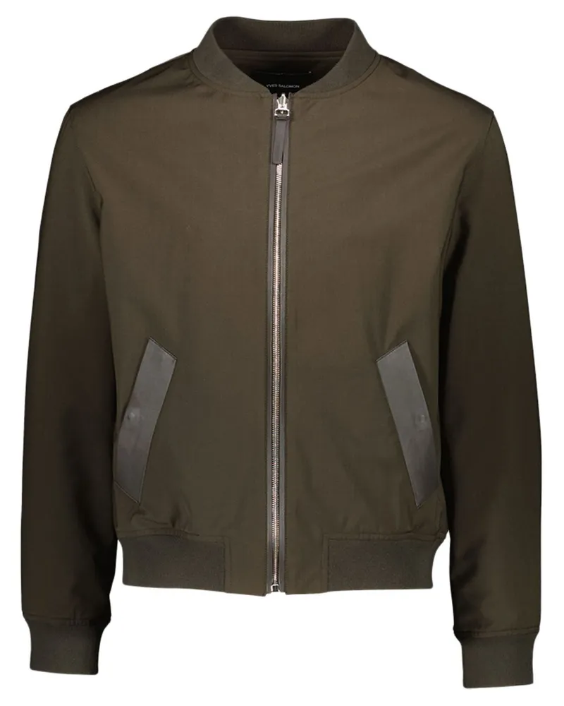 Yves Salomon Wasserdichte Collegejacke - Braun Braun