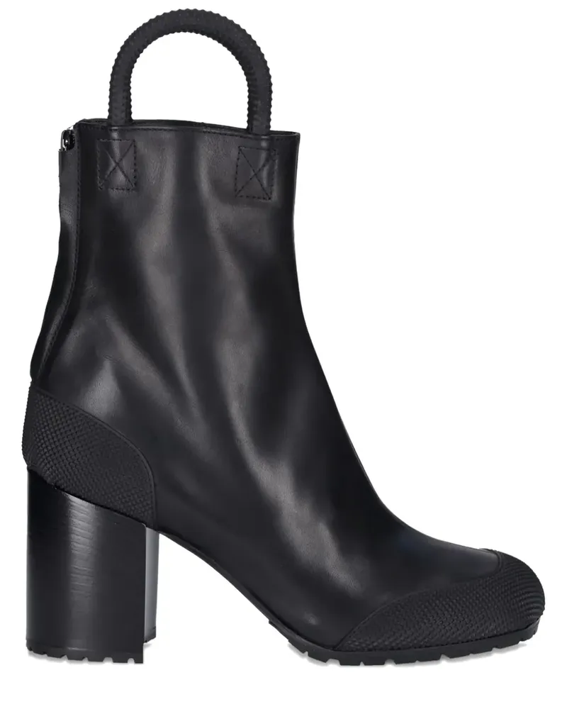 Random Identities 90mm leather Chelsea boots - Schwarz Schwarz