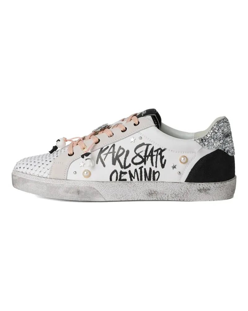 Karl Lagerfeld Skool Karl Sneakers - Weiß Weiß