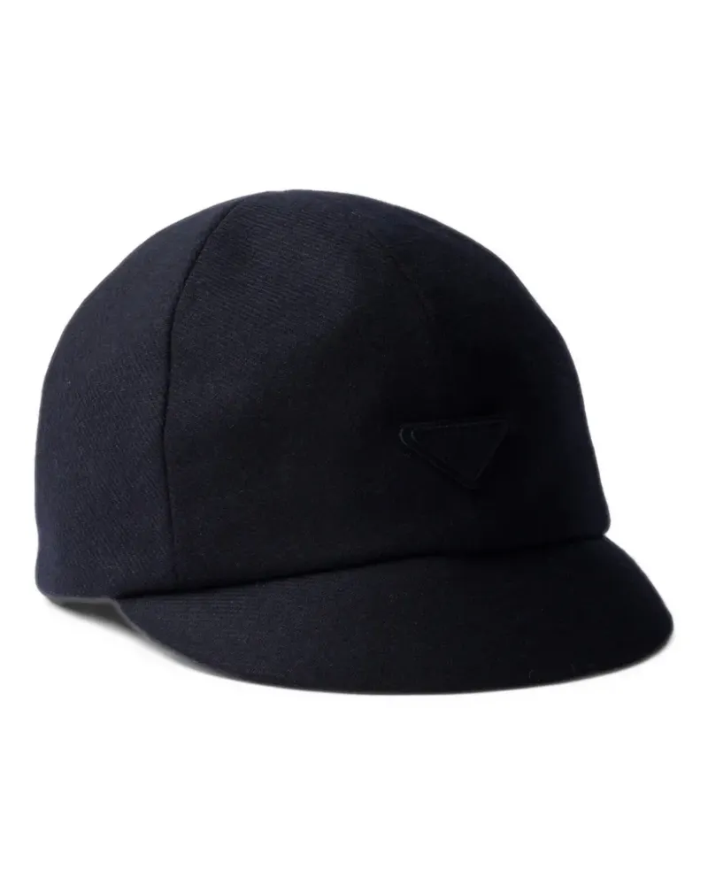 Prada Baseballkappe aus recycelter Wolle - Blau Blau