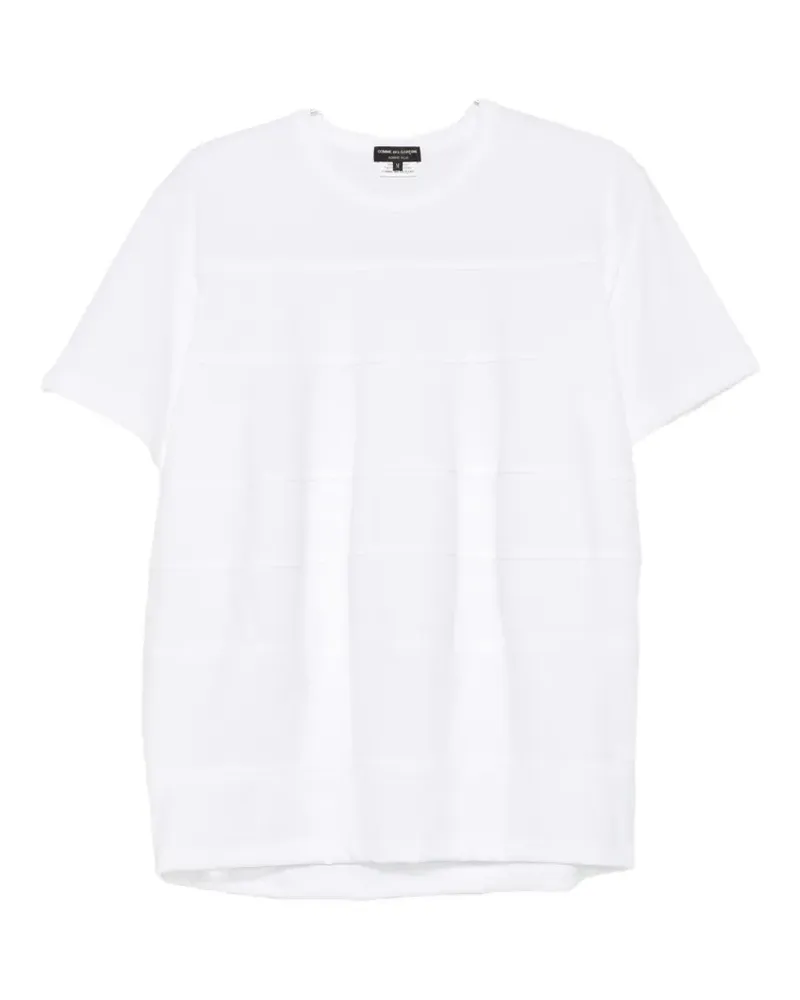 Comme des Garçons panelled T-shirt - Schwarz Schwarz