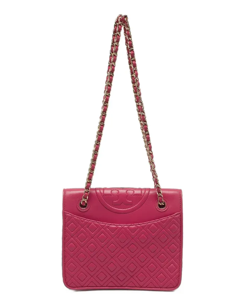 Tory Burch Mittelgroße Fleming Schultertasche mit Steppung - Rosa Rosa