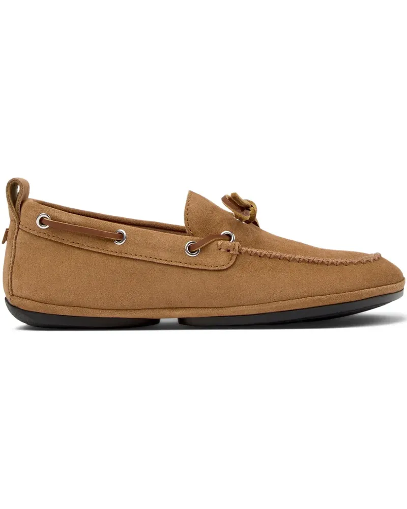Camper Right Nina Segelschuhe aus Wildleder - Braun Braun