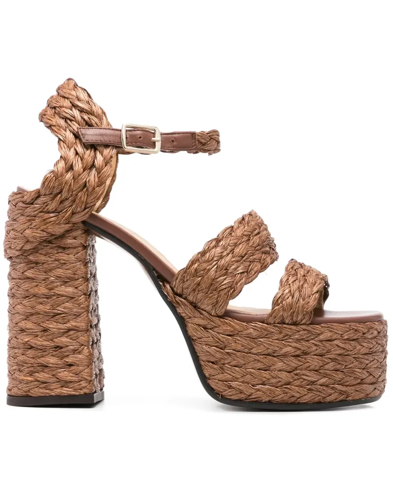 Castañer Fresa Sandalen 120mm - Braun Braun