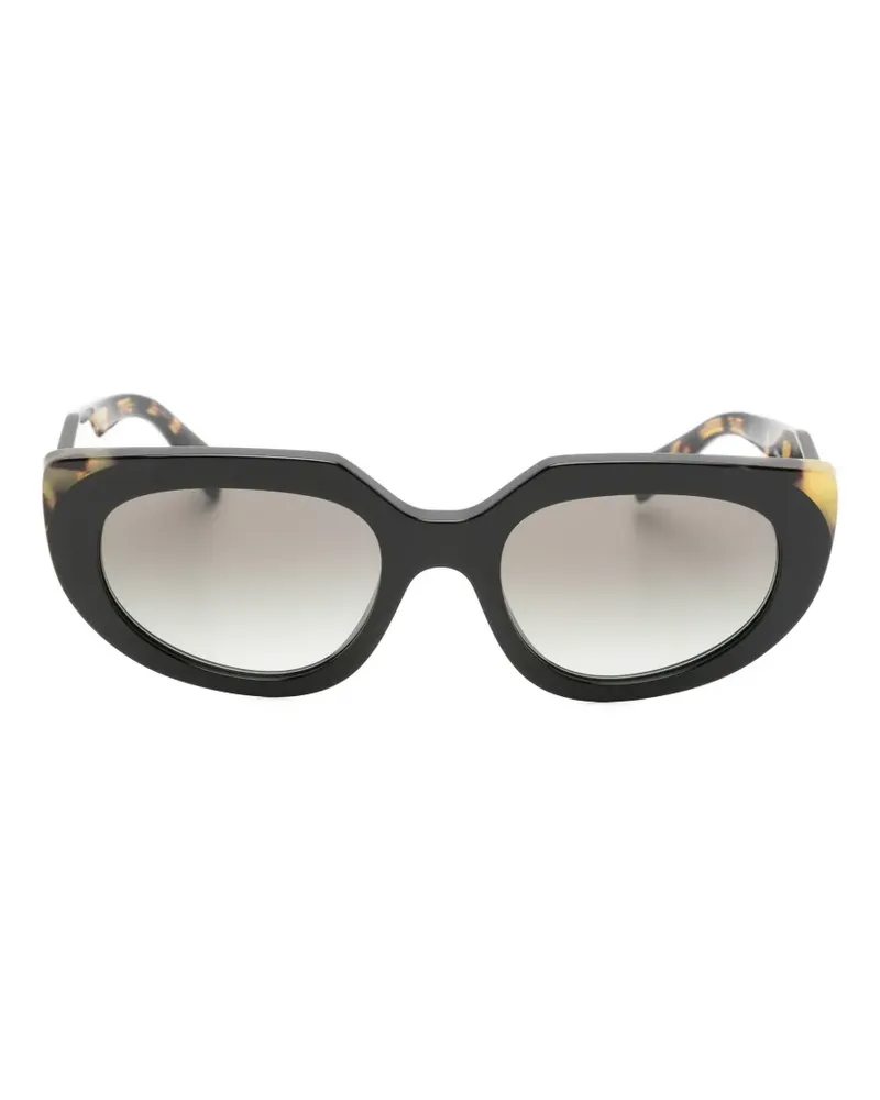 Prada D02 sunglasses - Schwarz Schwarz