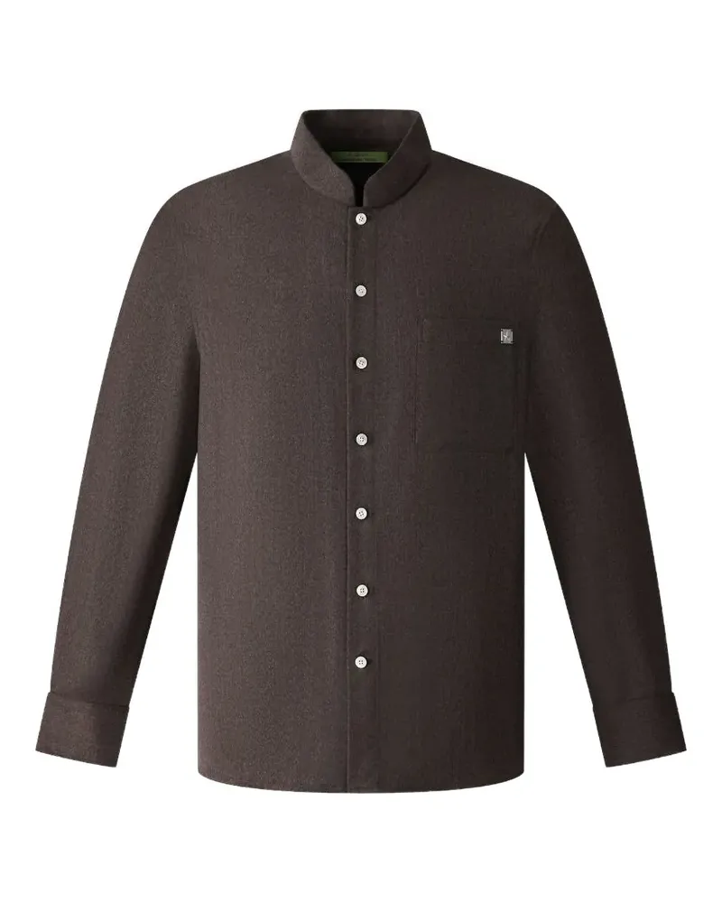 Shanghai Tang Hemd mit Knöpfen - Braun Braun