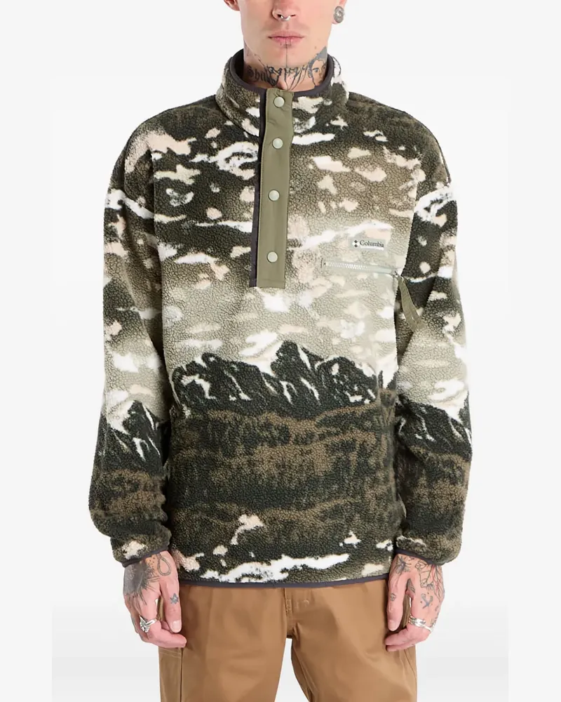 Columbia Sportswear Company Helvetia™ Sweatshirt mit Print - Grün Grün