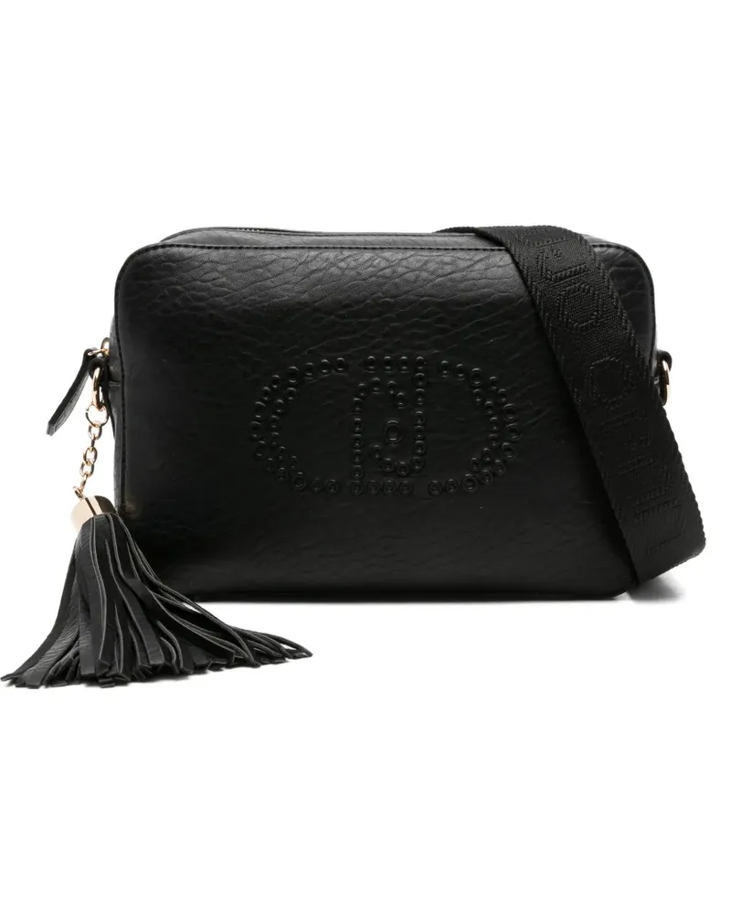 Liu Jo Shopper mit Logo-Prägung - Schwarz Schwarz