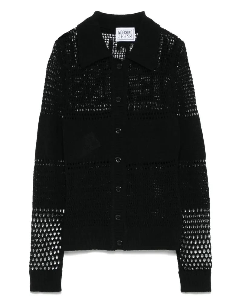 Moschino Gehäkeltes Hemd - Schwarz Schwarz