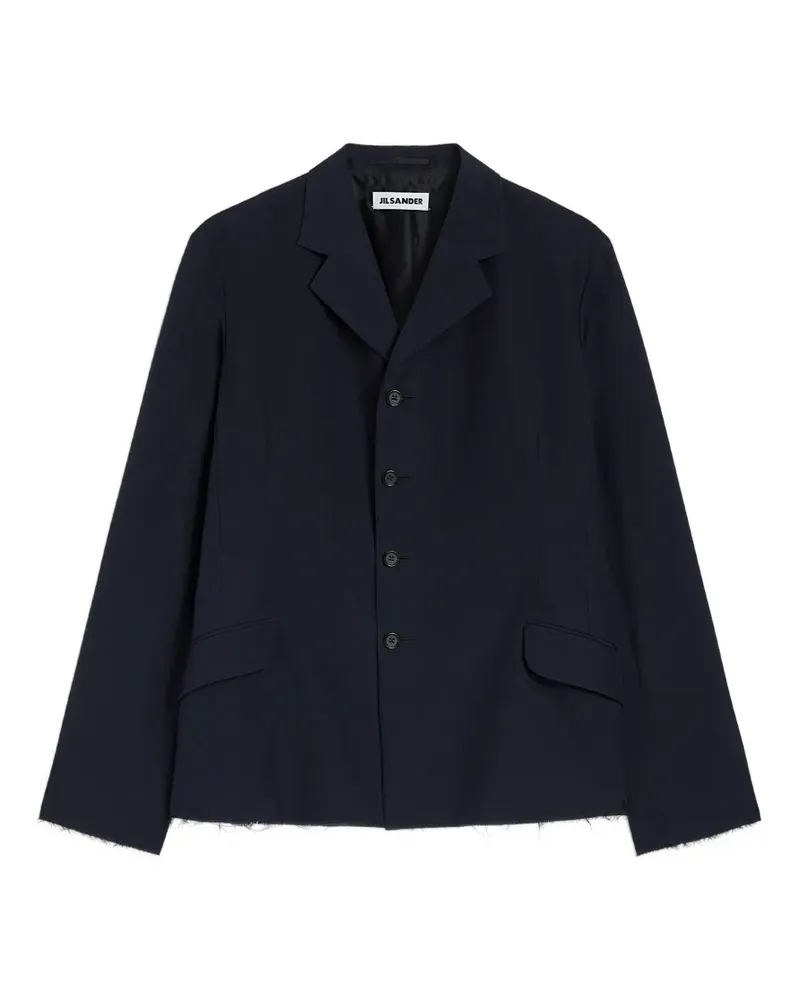 Jil Sander Jacke aus Wolle - Blau Blau