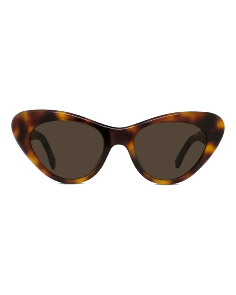 Givenchy tortoiseshell-effect cat-eye sunglasses - Braun Braun