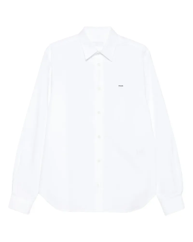 Prada oxford cotton shirt - Weiß Weiß