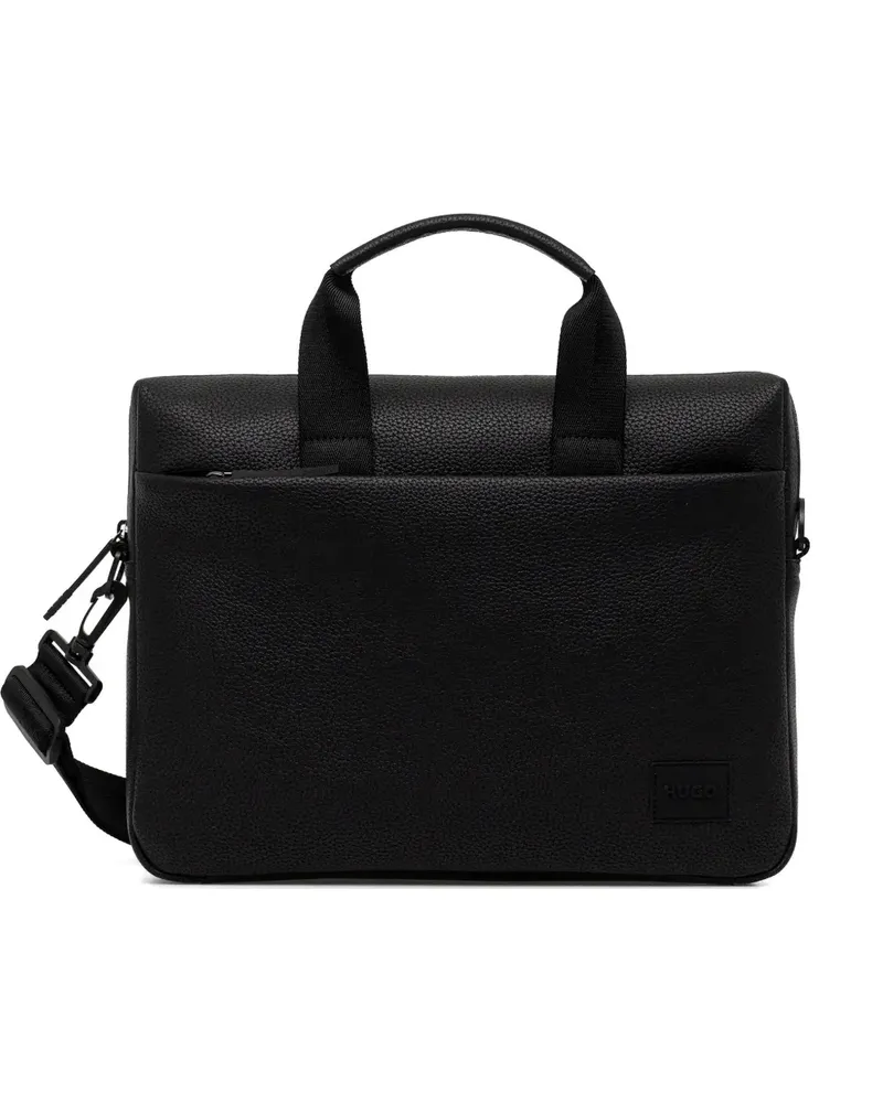 HUGO BOSS Laptoptasche mit Reißverschluss - Schwarz Schwarz