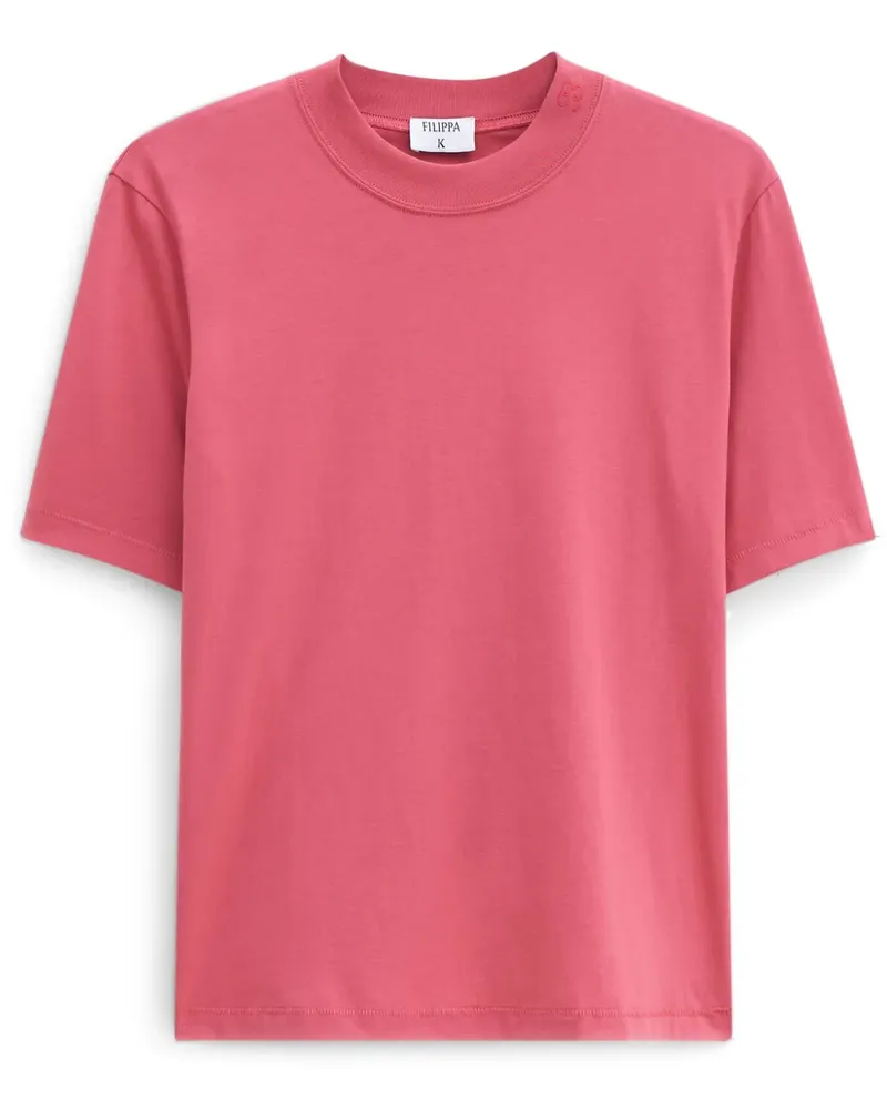 Filippa K Klassisches T-Shirt - Rosa Rosa