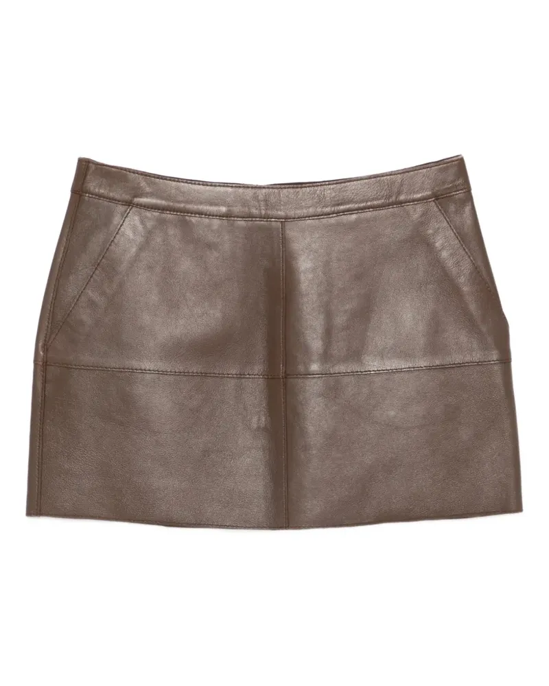 P.A.R.O.S.H. P.A.R.O H. pocket mini skirt - Braun Braun