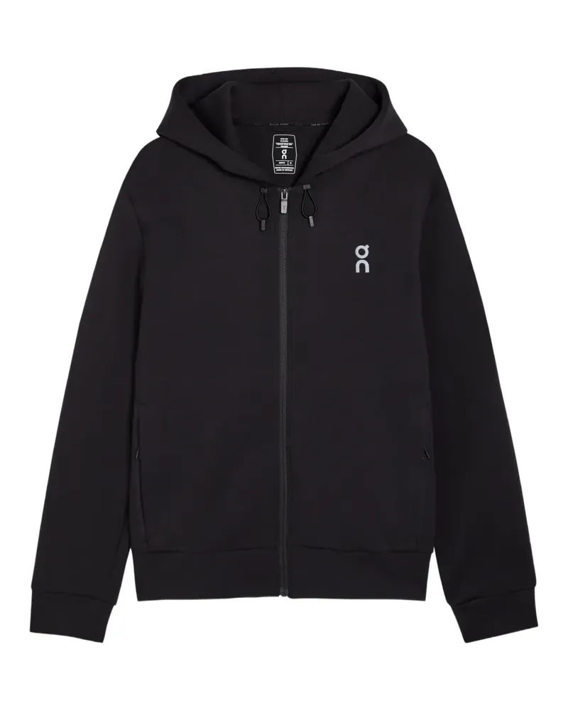 ON Hoodie mit Reißverschluss - Schwarz Schwarz
