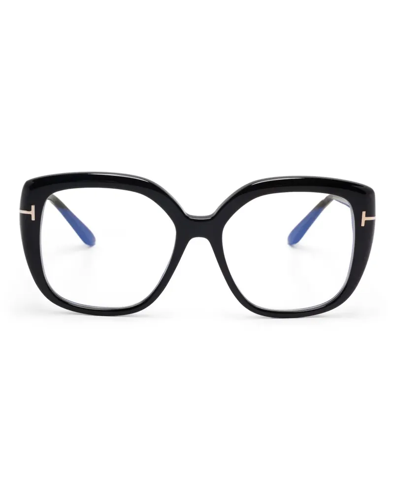 Tom Ford Brille im Butterfly-Design - Schwarz Schwarz