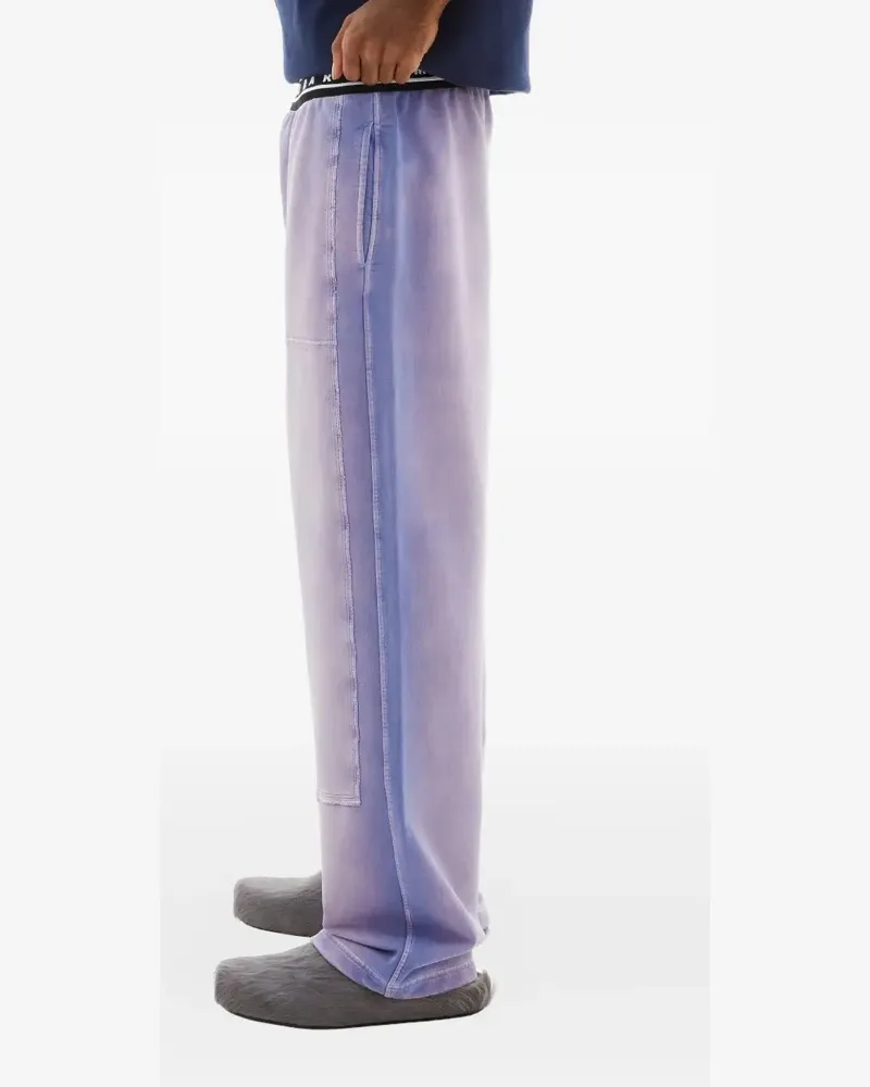 Marni logo-waistband trousers - Violett Violett