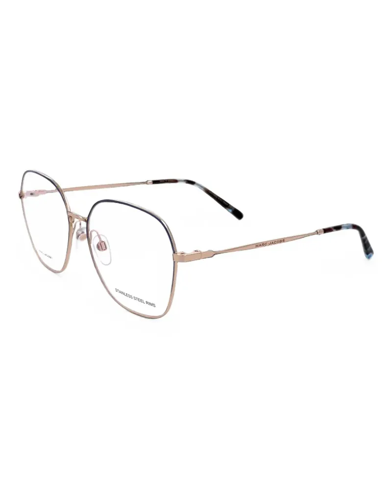 Marc Jacobs Brille mit geometrischem Gestell - Gold Gold