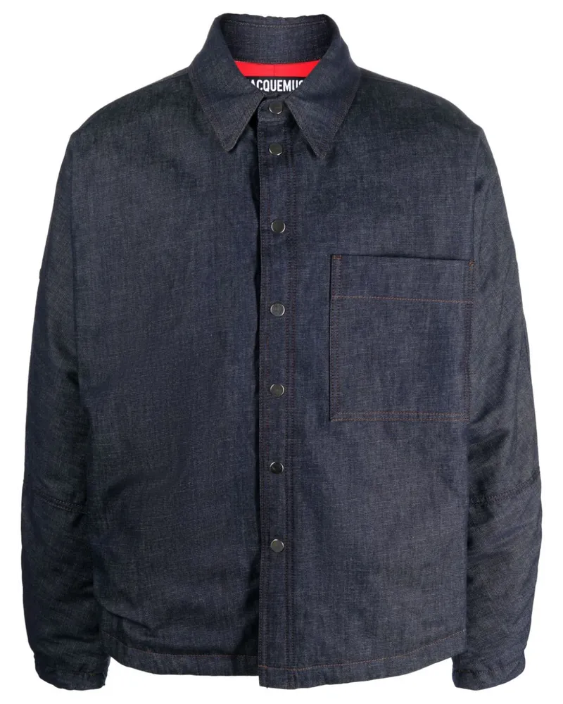 Jacquemus La surchemise de Nimes Hemdjacke - Blau Blau