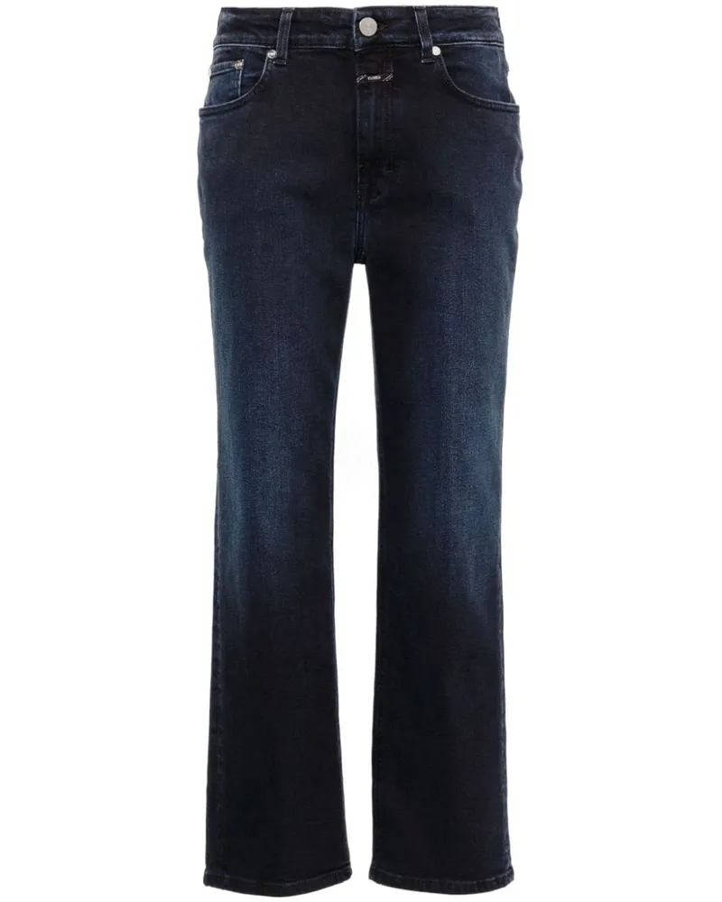 Closed Halbhohe Milo Slim-Fit-Jeans - Blau Blau