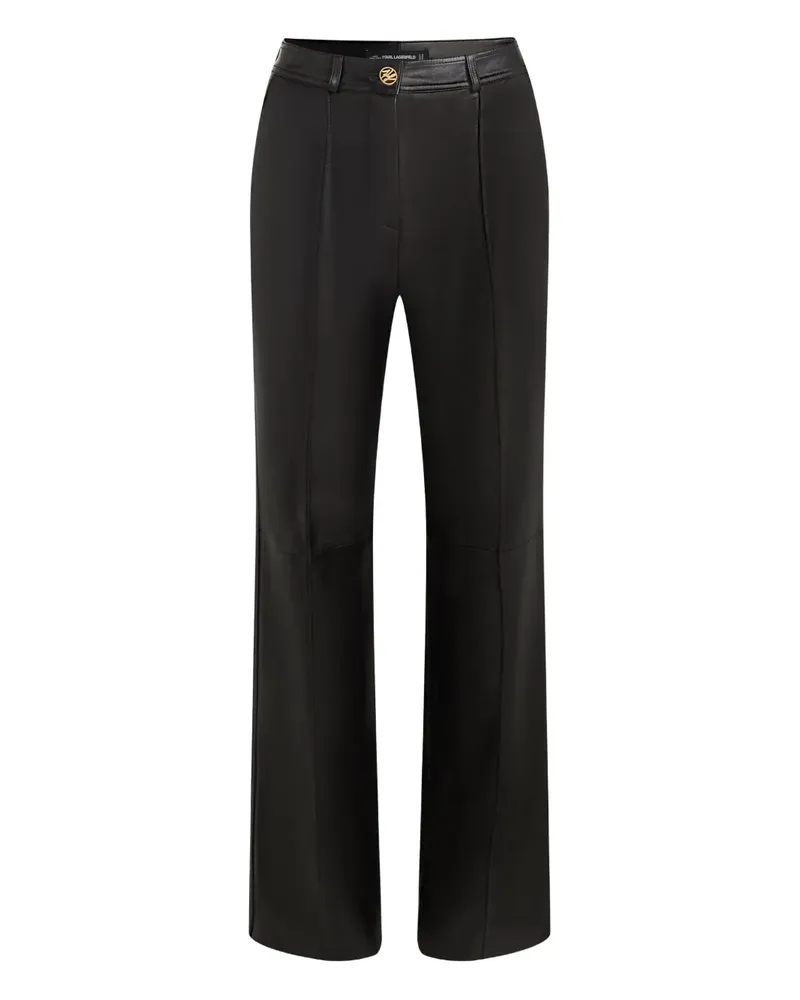 Karl Lagerfeld Hose mit Logo - Schwarz Schwarz