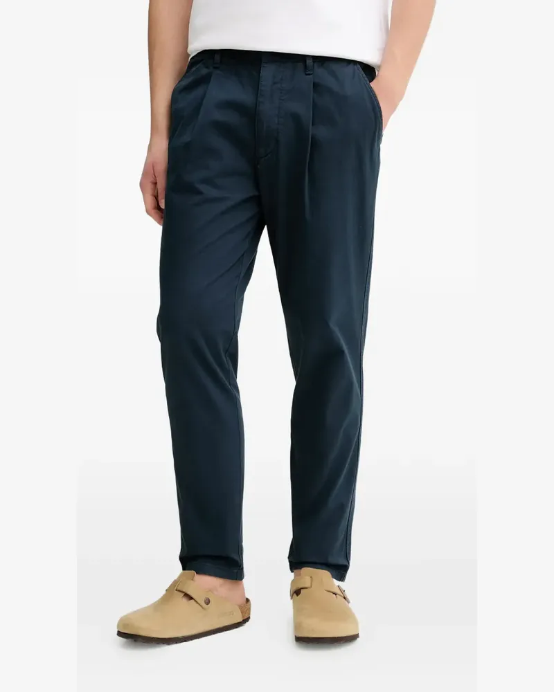 Marc O'Polo pleated elasticated-waistband trousers - Blau Blau