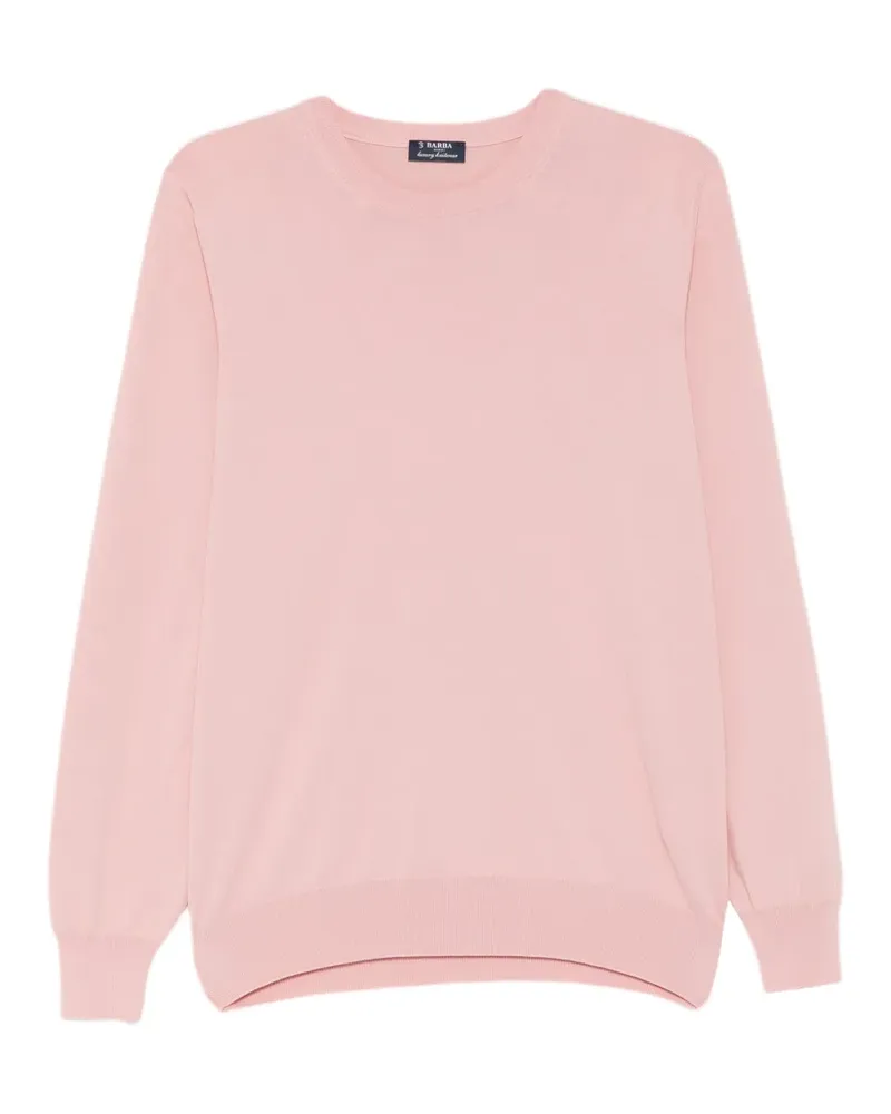 BARBA crew-neck sweater - Rosa Rosa