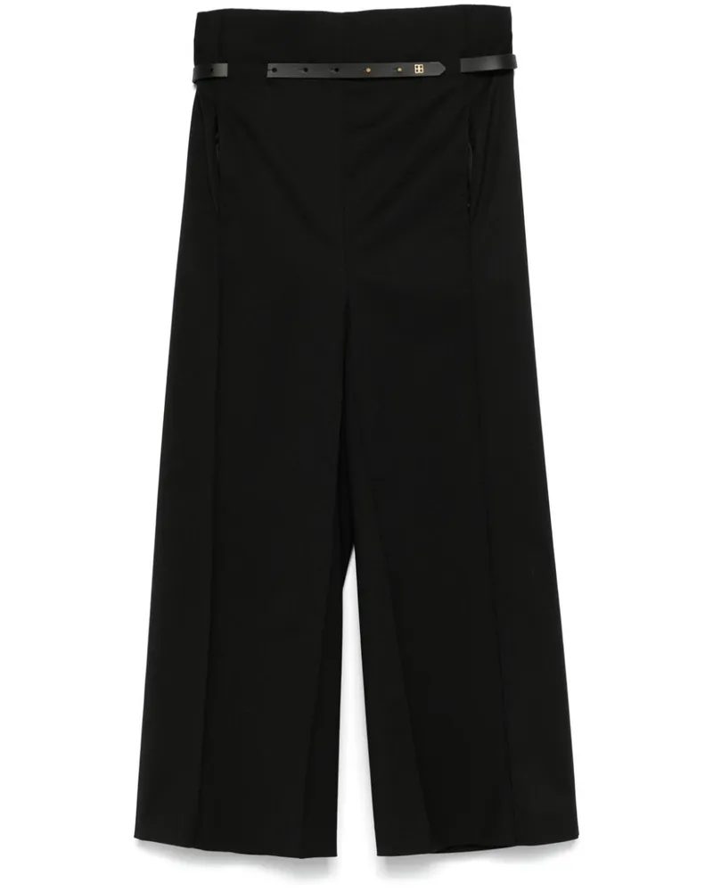 BEVZA Culotte mit Gürtel - Schwarz Schwarz