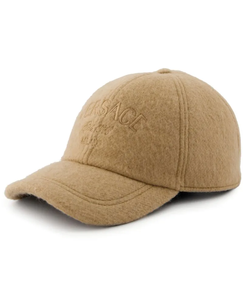Versace Baseballkappe mit Logo-Stickerei - Braun Braun