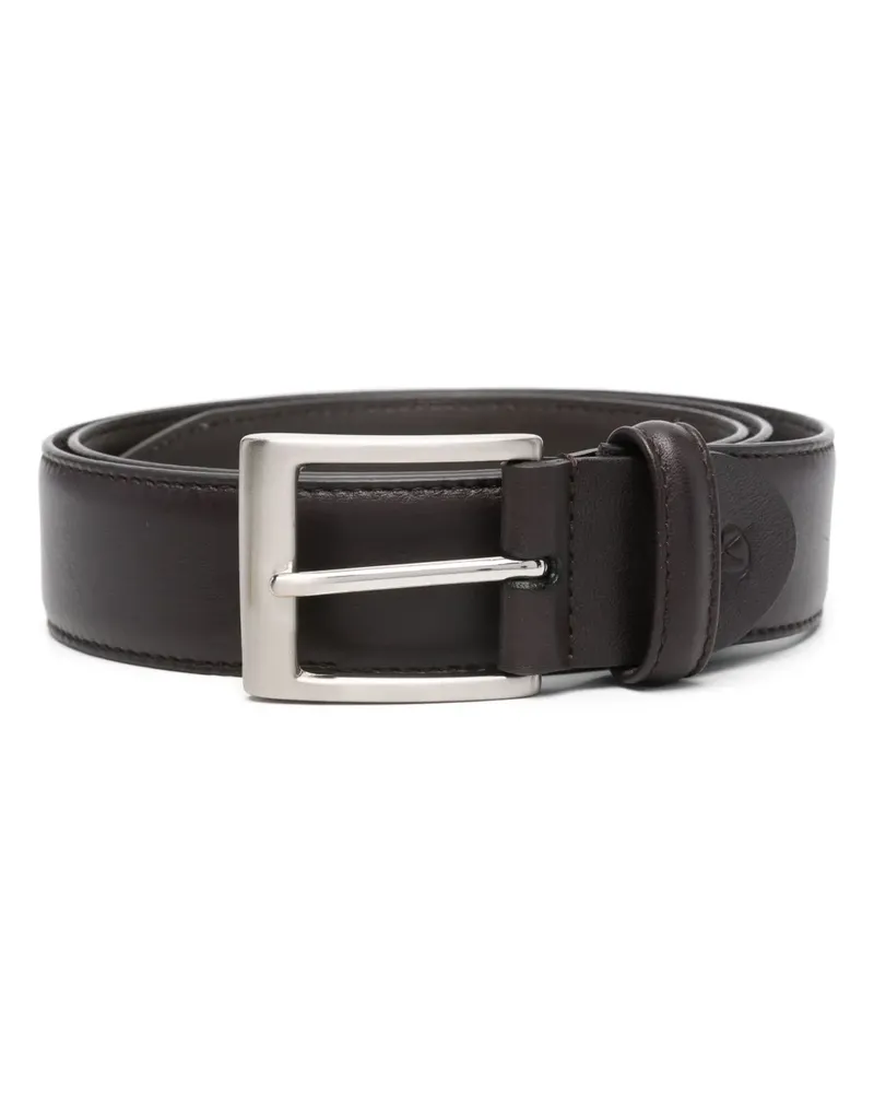 Canali Gürtel mit Logo-Prägung - Braun Braun
