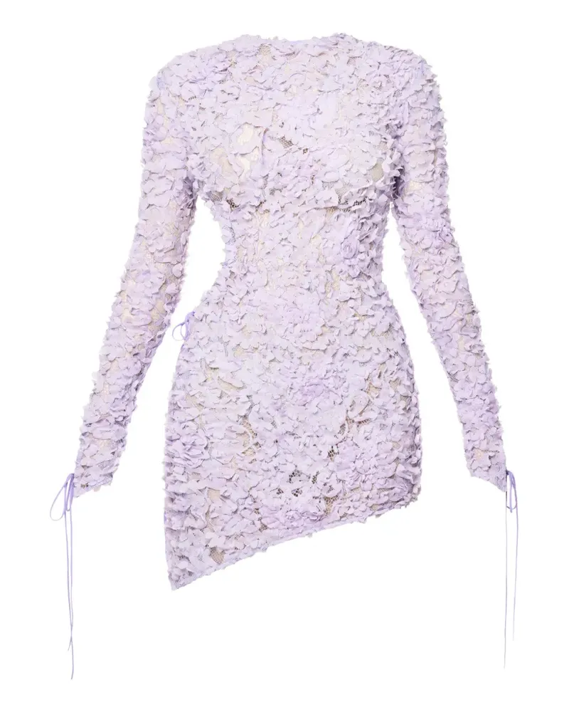 ANOUKI guipure lace cutout mini dress - Violett Violett