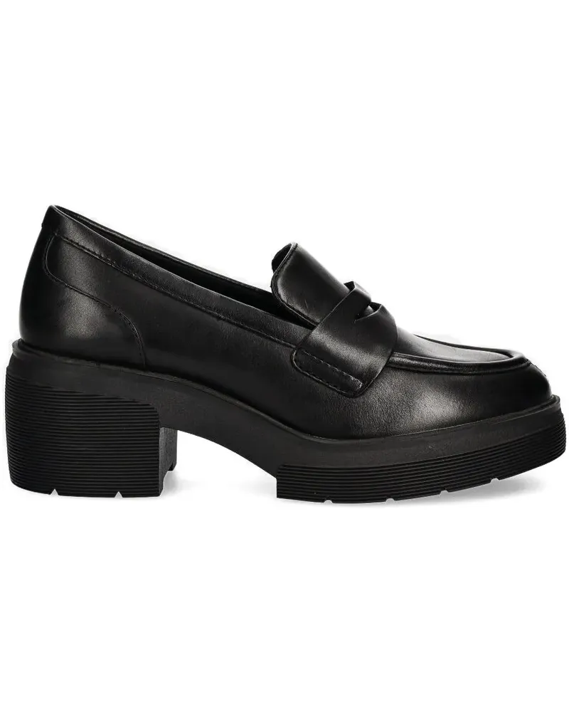 Geox Spherica™ EC15 Penny-Loafer mit Plateau - Schwarz Schwarz